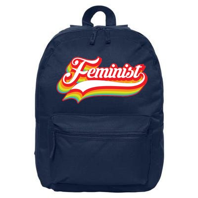 Retro Feminist Logo 16 in Basic Backpack