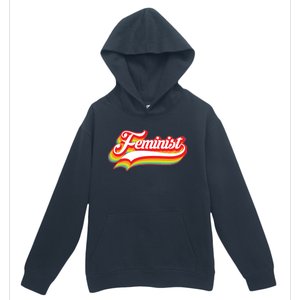 Retro Feminist Logo Urban Pullover Hoodie