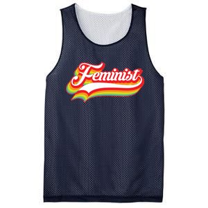 Retro Feminist Logo Mesh Reversible Basketball Jersey Tank