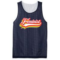 Retro Feminist Logo Mesh Reversible Basketball Jersey Tank