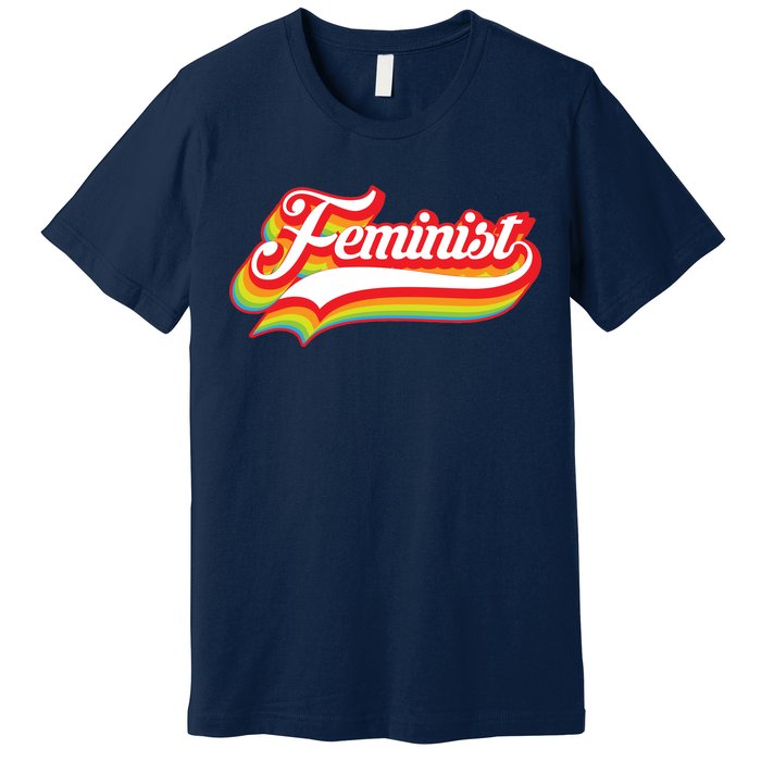 Retro Feminist Logo Premium T-Shirt