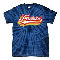 Retro Feminist Logo Tie-Dye T-Shirt