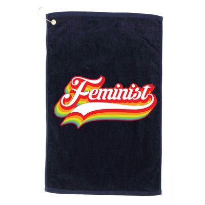 Retro Feminist Logo Golf Towel