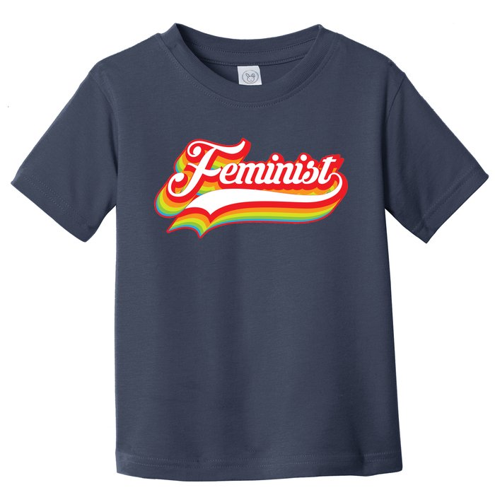 Retro Feminist Logo Toddler T-Shirt