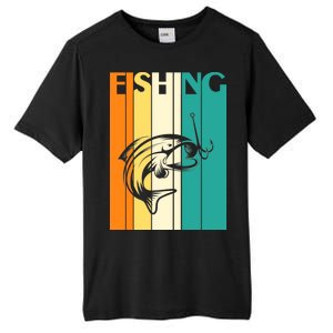 Retro Fishing Fish Hook Tall Fusion ChromaSoft Performance T-Shirt