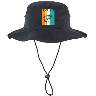 Retro Fishing Fish Hook Bucket Hat