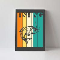 Retro Fishing Fish Hook Canvas