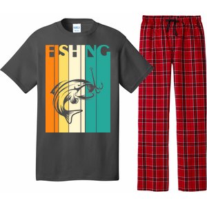 Retro Fishing Fish Hook Pajama Set