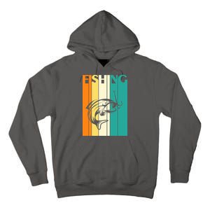 Retro Fishing Fish Hook Tall Hoodie