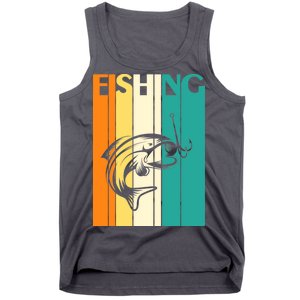 Retro Fishing Fish Hook Tank Top