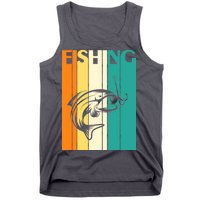 Retro Fishing Fish Hook Tank Top