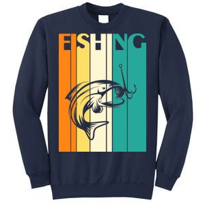 Retro Fishing Fish Hook Sweatshirt