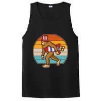 Retro Fourth 4th of July Firecracker Rocket Bigfoot PosiCharge Competitor Tank