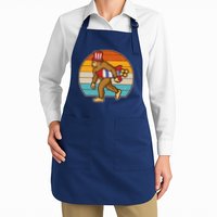 Retro Fourth 4th of July Firecracker Rocket Bigfoot Apron