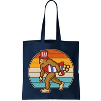 Retro Fourth 4th of July Firecracker Rocket Bigfoot Bag