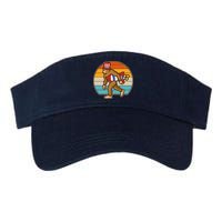 Retro Fourth 4th of July Firecracker Rocket Bigfoot Visor