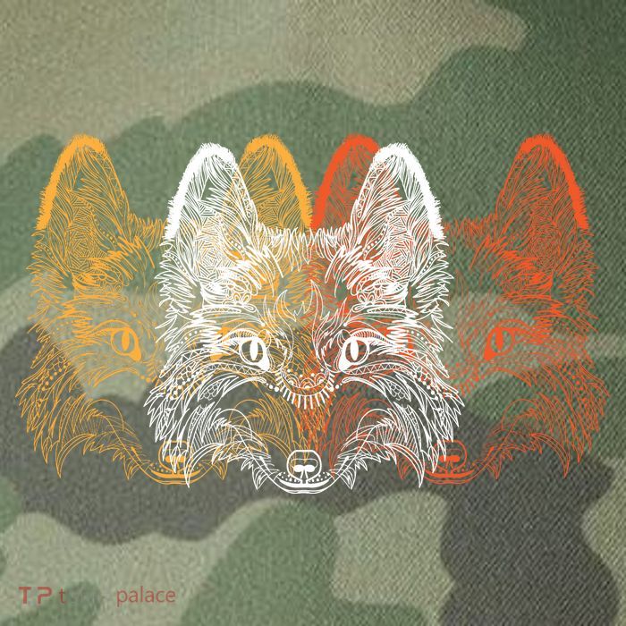 Retro Fox Faces Legacy Tie Dye Trucker Hat