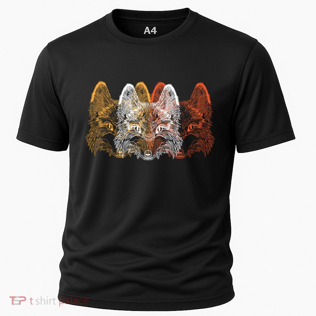Retro Fox Faces Performance Shirt