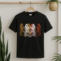 Retro Fox Faces T-Shirt