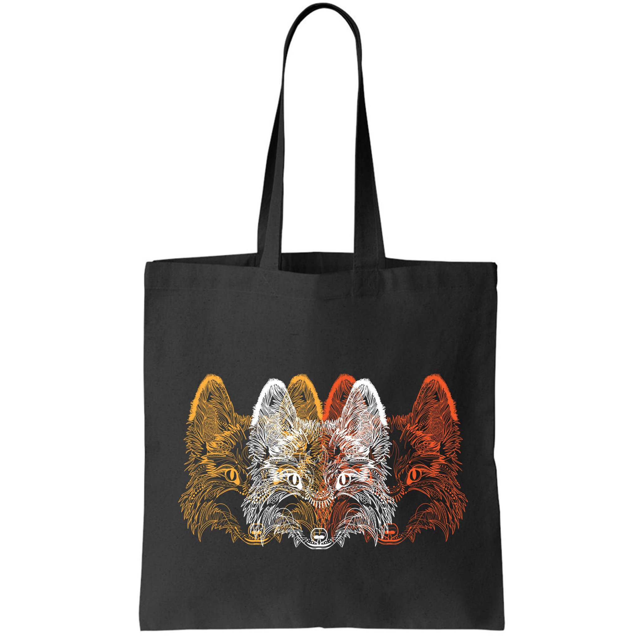 Retro Fox Faces Bag