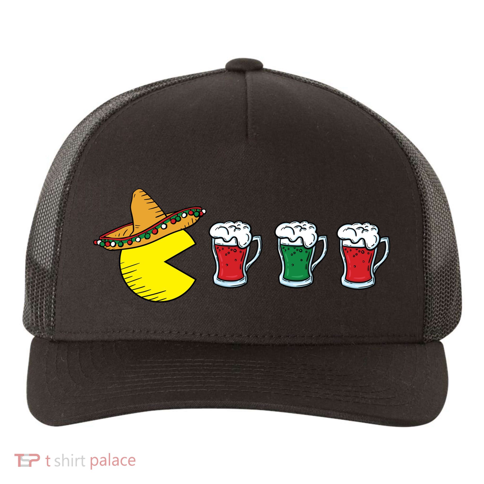 Retro Funny Cinco De Mayo Gamer Mexican Beer Yupoong Adult 5-Panel Trucker Hat