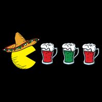 Retro Funny Cinco De Mayo Gamer Mexican Beer Yupoong Adult 5-Panel Trucker Hat