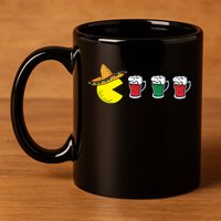 Retro Funny Cinco De Mayo Gamer Mexican Beer 11oz C Handle Ceramic Mug