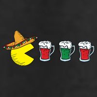 Retro Funny Cinco De Mayo Gamer Mexican Beer 11oz C Handle Ceramic Mug