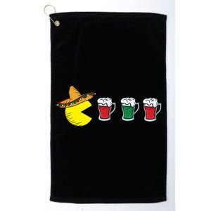 Retro Funny Cinco De Mayo Gamer Mexican Beer Platinum Collection Golf Towel