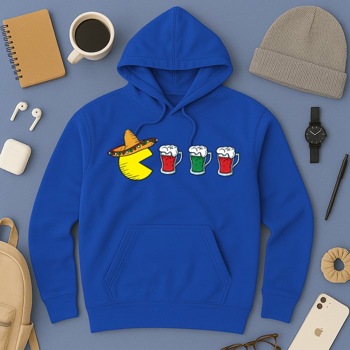 Retro Funny Cinco De Mayo Gamer Mexican Beer Hoodie
