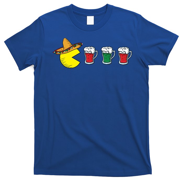 Retro Funny Cinco De Mayo Gamer Mexican Beer T-Shirt