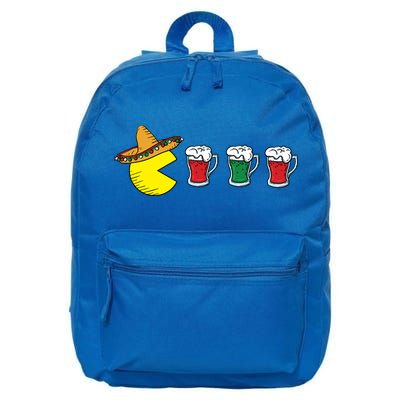 Retro Funny Cinco De Mayo Gamer Mexican Beer 16 in Basic Backpack