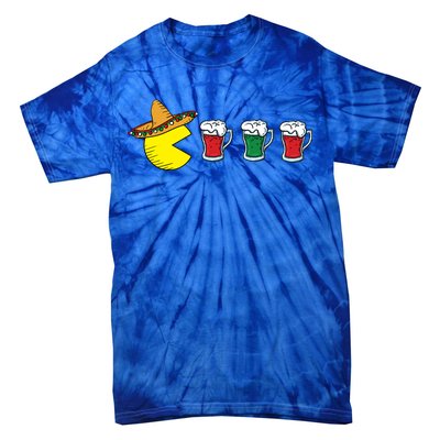 Retro Funny Cinco De Mayo Gamer Mexican Beer Tie-Dye T-Shirt