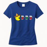 Retro Funny Cinco De Mayo Gamer Mexican Beer Womens T-Shirt