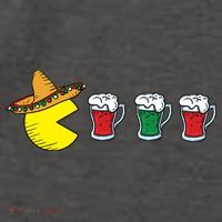 Retro Funny Cinco De Mayo Gamer Mexican Beer Vector Backpack
