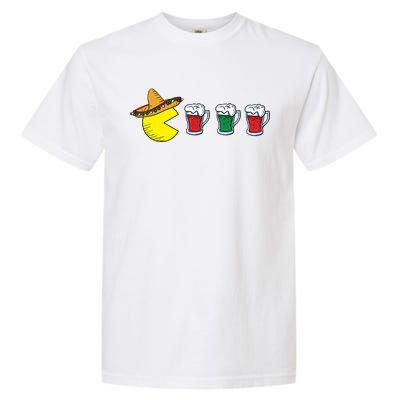 Retro Funny Cinco De Mayo Gamer Mexican Beer Garment-Dyed Heavyweight T-Shirt