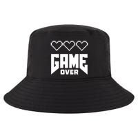 Retro Game Over Out Of Hearts Cool Comfort Performance Bucket Hat