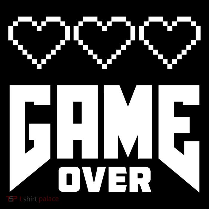 Retro Game Over Out Of Hearts Impact Tech Backpack