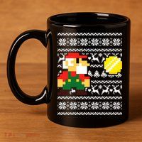 Retro Gamer Gaming Ugly Christmas 11oz C Handle Ceramic Mug