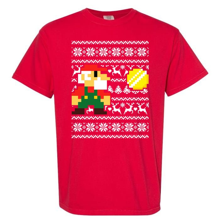 Retro Gamer Gaming Ugly Christmas Garment-Dyed Heavyweight T-Shirt