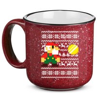 Retro Gamer Gaming Ugly Christmas 15oz Campfire Ceramic Mug
