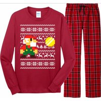 Retro Gamer Gaming Ugly Christmas Long Sleeve Pajama Set