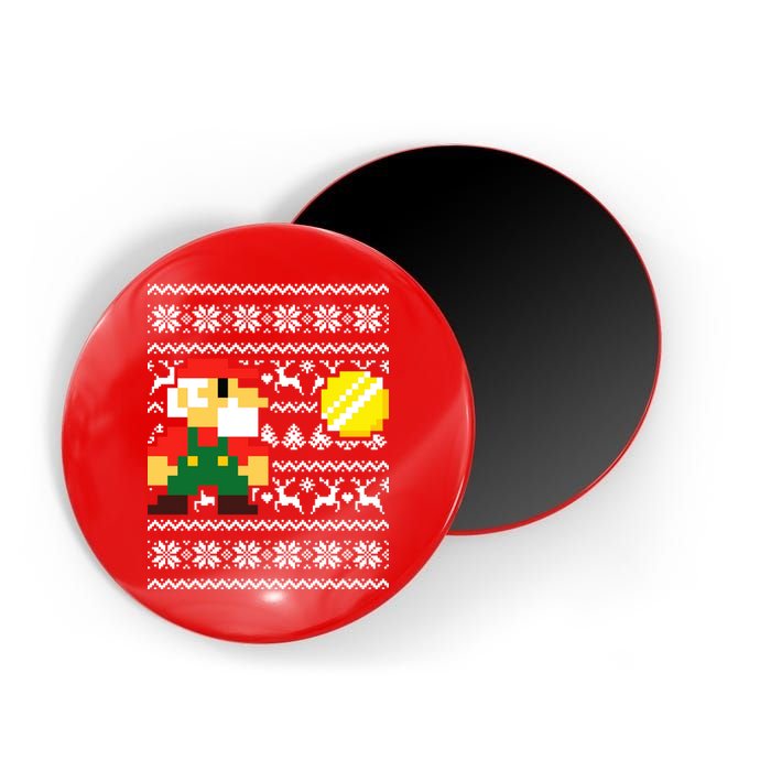 Retro Gamer Gaming Ugly Christmas Magnet