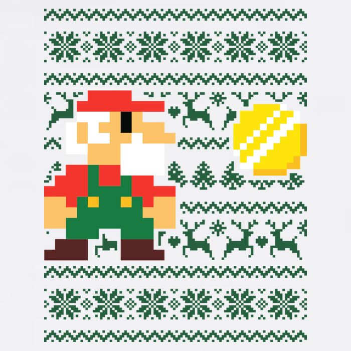Retro Gamer Gaming Ugly Christmas Garment-Dyed Sweatshirt