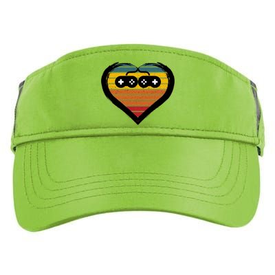 Retro Gamer Heart Adult Drive Performance Visor