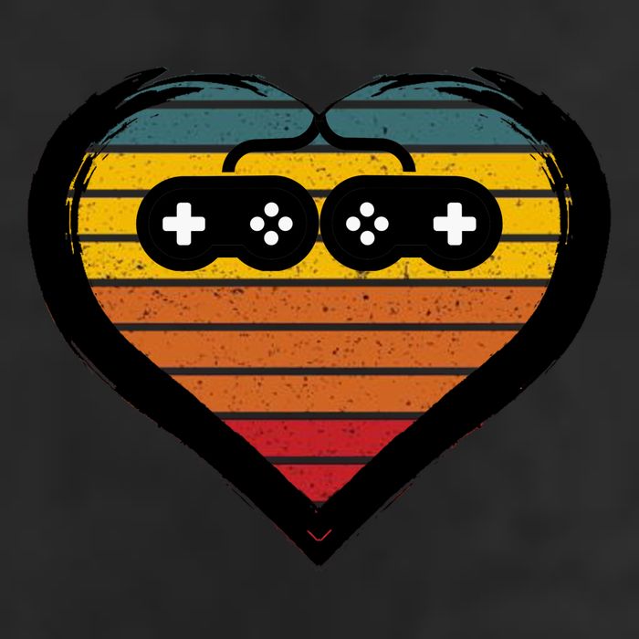 Retro Gamer Heart Cool Comfort Performance Bucket Hat