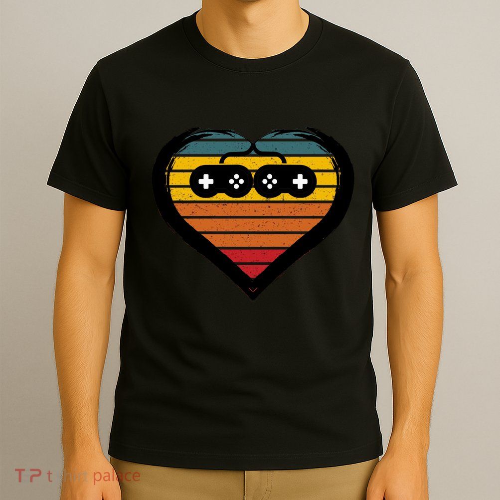 Retro Gamer Heart T-Shirt