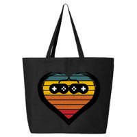 Retro Gamer Heart 25L Jumbo Tote