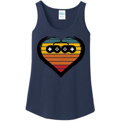 Retro Gamer Heart Ladies Essential Tank