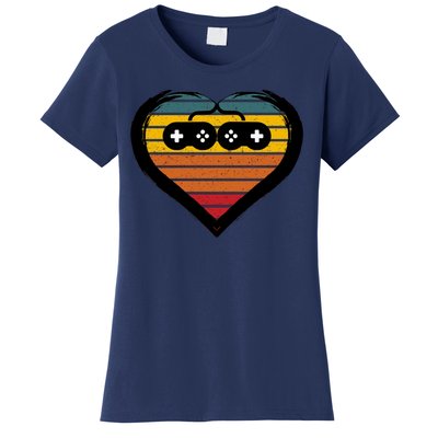 Retro Gamer Heart Women's T-Shirt